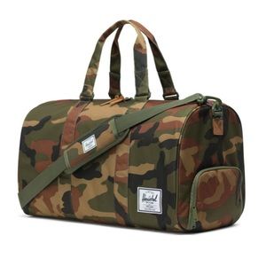 Herschel supply co camo novel duffle and toiletry bag